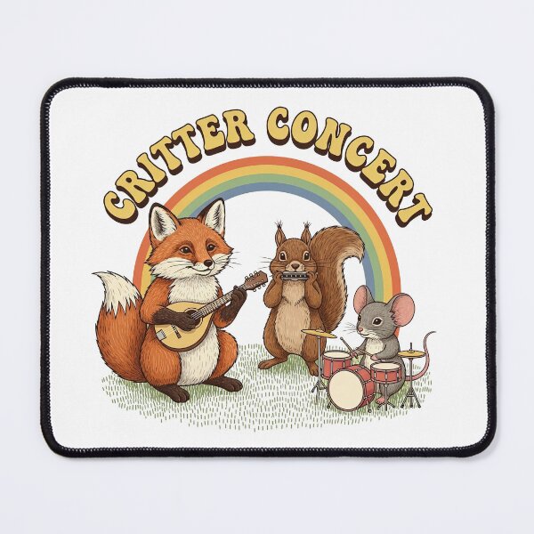 Item preview, Critter Concert Fox and Squirrels Playing Music designed and sold by TeeARTHY.