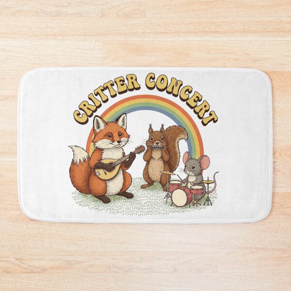 Item preview, Critter Concert Fox and Squirrels Playing Music designed and sold by TeeARTHY.