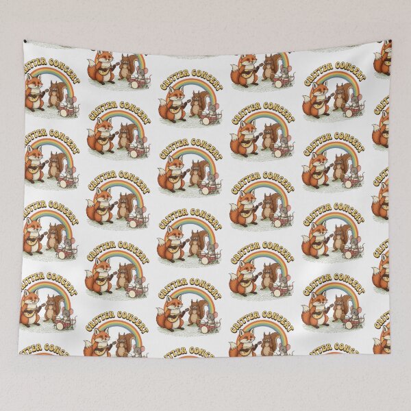 Item preview, Critter Concert Fox and Squirrels Playing Music designed and sold by TeeARTHY.