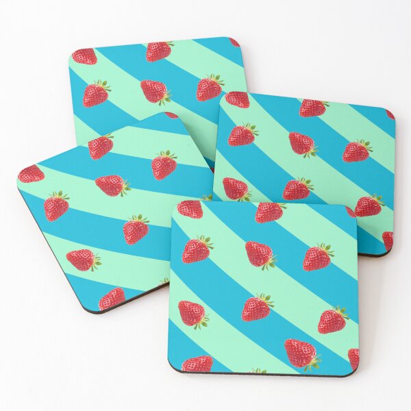 Item preview, Strawberry Pattern Aesthetic Summer Fruit Design designed and sold by Thetdesigns.