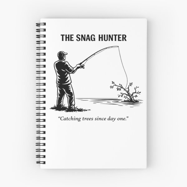 Item preview, Fishing T-Shirt – THE SNAG HUNTER – Funny Angler Design – Fisherman Gift designed and sold by FischingVibes.