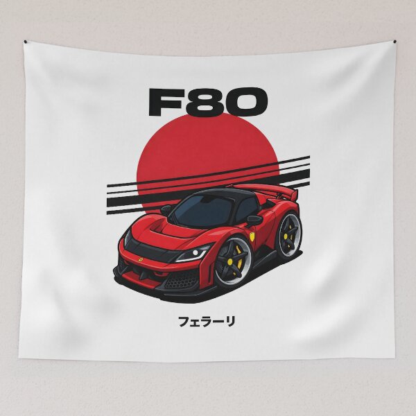 Item preview, F80 Hypercar Mini Toon Poster designed and sold by VenZolic.