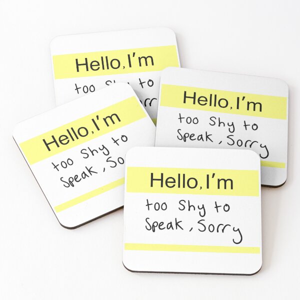 Item preview, Hello I'm too shy to speak sorry designed and sold by Moon-Kristelle.