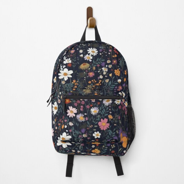 Item preview, Midnight Wildflower Meadow: Whimsical Floral Ditsy Pattern designed and sold by pinkal.