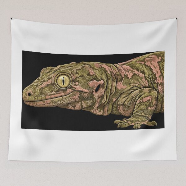 Item preview, New Caledonia Giant Leachianus Gecko Art designed and sold by Petzzz.