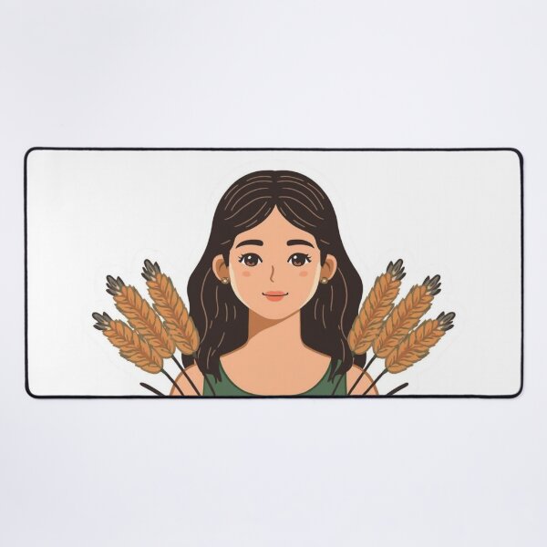 Item preview, Virgo Maiden Earth Sign Zodiac Nature Astrology Sticker designed and sold by NeonNerdStudio.