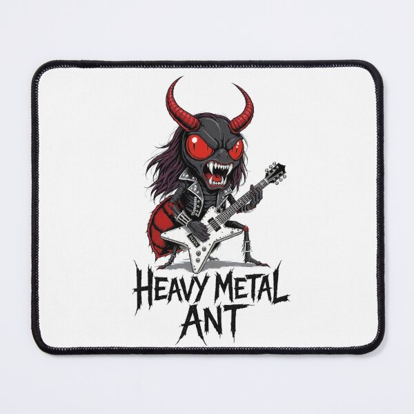Item preview, Heavy Metal Ant - Rocker Insect with Horns & Guitar designed and sold by NexKris.