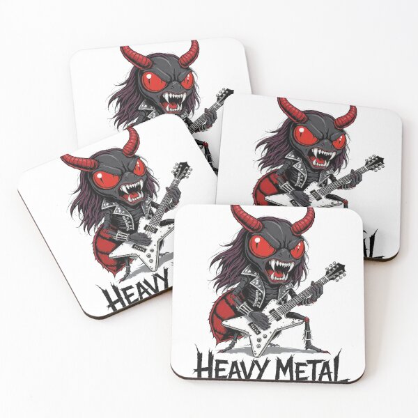 Item preview, Heavy Metal Ant - Rocker Insect with Horns & Guitar designed and sold by NexKris.