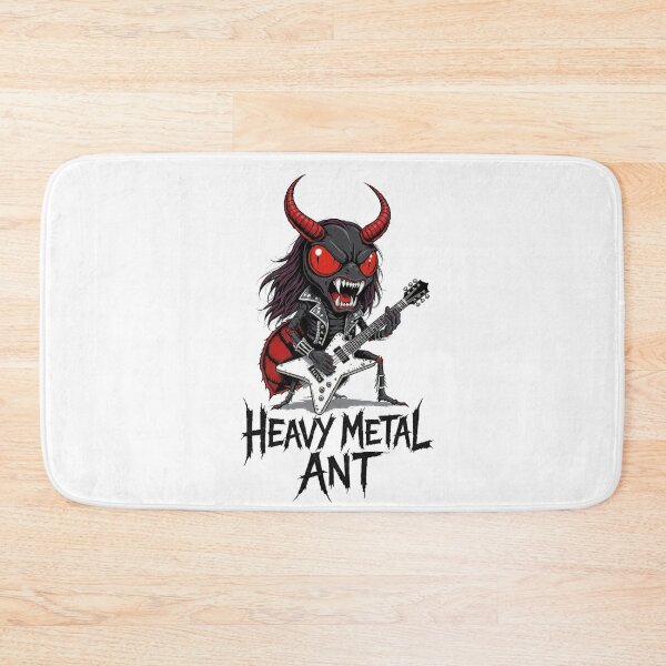 Item preview, Heavy Metal Ant - Rocker Insect with Horns & Guitar designed and sold by NexKris.