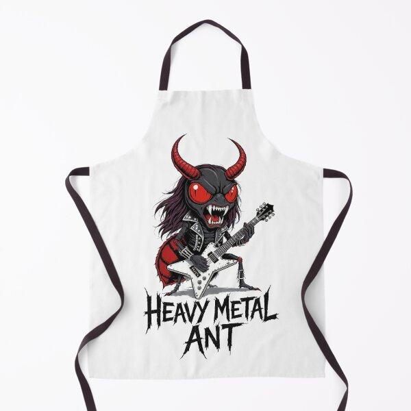 Item preview, Heavy Metal Ant - Rocker Insect with Horns & Guitar designed and sold by NexKris.
