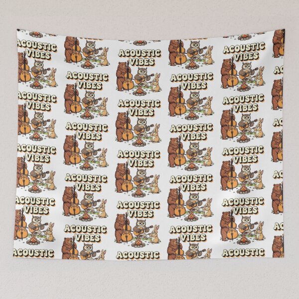Item preview, Rabbit, Bear and Owl Around Campfire designed and sold by TeeARTHY.