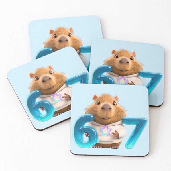 Item preview, Funny 67 Capybara for Kids – Cute Meme Gaming Design - Epic Capybara Gift designed and sold by Zajumaris Art & Heart.