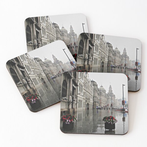Item preview, The Bund in the Rain  designed and sold by Ethna Gillespie.