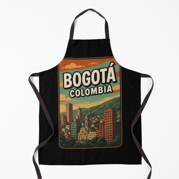 Item preview, Bogotá Colombia Retro Vintage Travel designed and sold by TomFrontierArt.