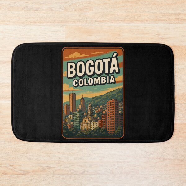 Item preview, Bogotá Colombia Retro Vintage Travel designed and sold by TomFrontierArt.