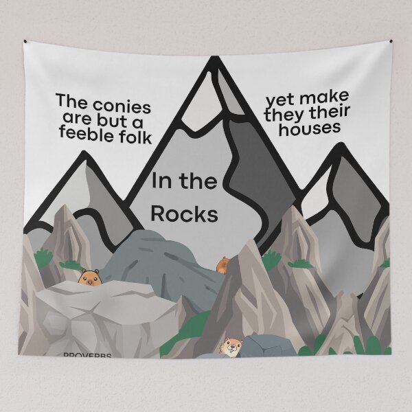 Item preview, Proverbs 30:26 designed and sold by Undonemadenew.