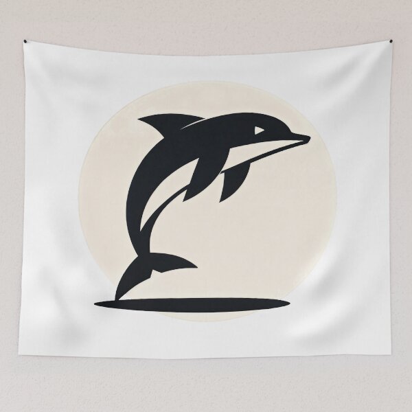 Item preview, Moonlit Dolphin – Freedom in Motion designed and sold by ForeverPrintsOK.