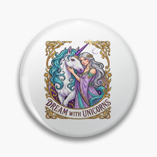 Item preview, Dream With Unicorns Goddess and White Unicorn   designed and sold by TeeARTHY.