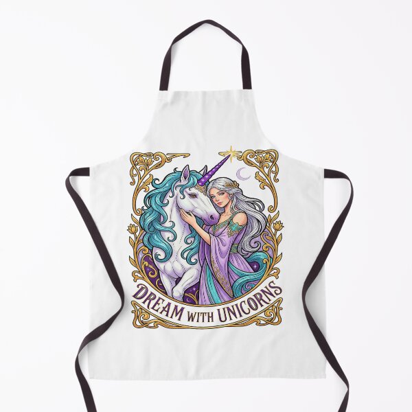 Item preview, Dream With Unicorns Goddess and White Unicorn designed and sold by TeeARTHY.