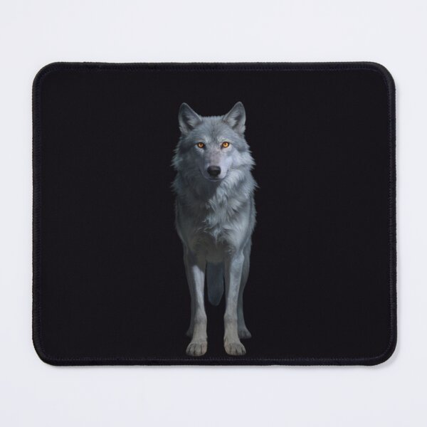 Item preview, Wolf Stands Dry-Eyed in Moonlit Dark Cathedral designed and sold by GeoWhimsy Studio.