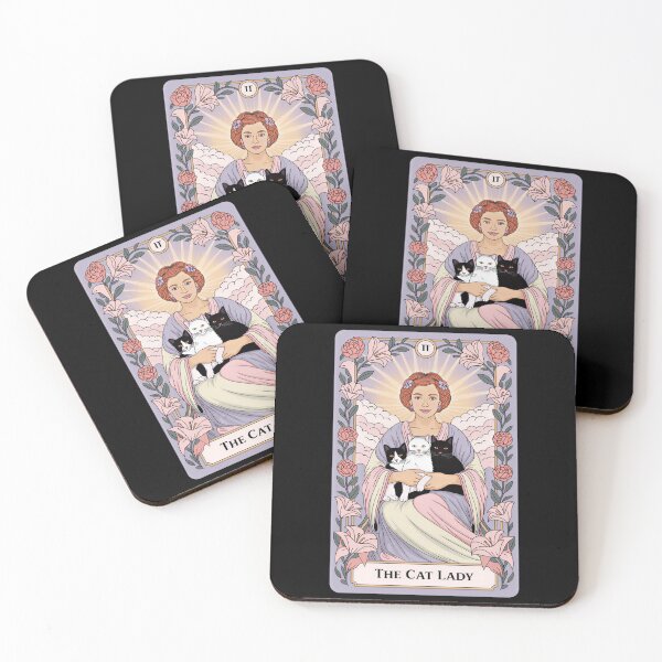 Item preview, Cat Lady Tarot Card Witchy Feline Mom designed and sold by Blok45.
