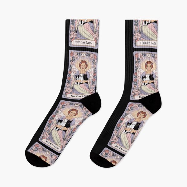 Item preview, Cat Lady Tarot Card Witchy Feline Mom designed and sold by Blok45.