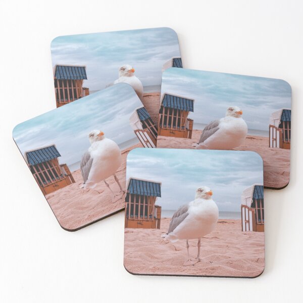 Item preview, Seagull on a walk on the beach designed and sold by Alex Barth.