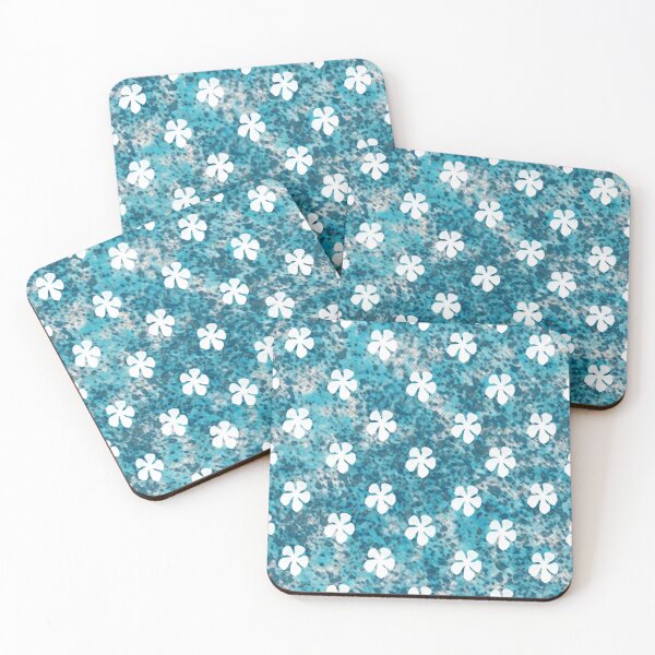 Item preview, Colored Pencil Seurat Dots Textured Botanical Floral Pattern designed and sold by PVTCreations.