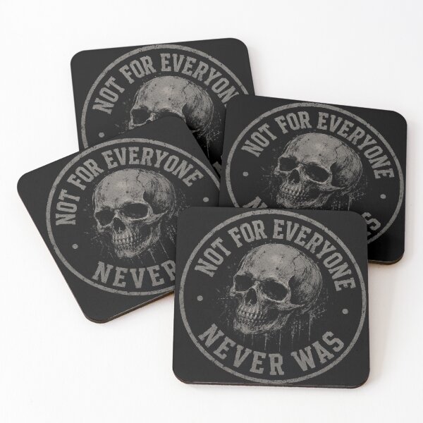 Item preview, Not For Everyone Never Was Skull T-Shirt – Streetwear Grunge Circle Graphic designed and sold by apex.vibe.