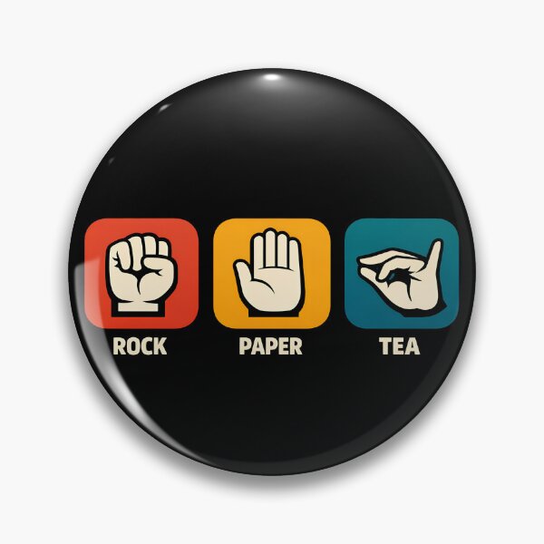 Item preview, Rock Paper Tea Funny Tea Drinker Tea Gear designed and sold by DynamicDesign.