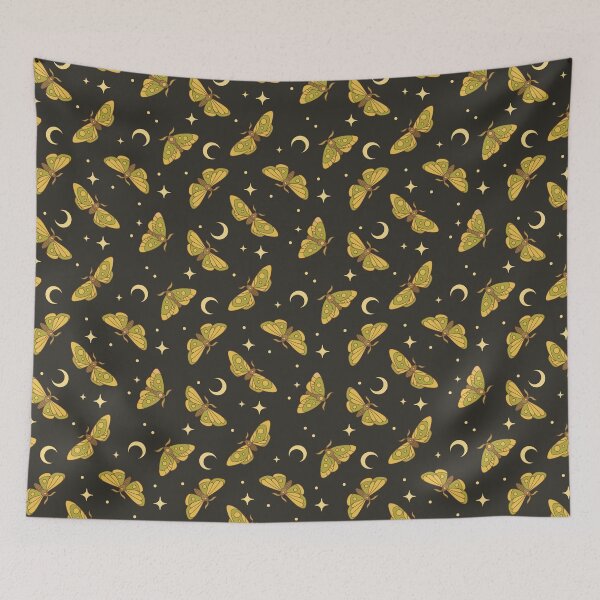 Item preview, Moths pattern designed and sold by Erika Vaigel Creations.