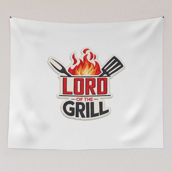 Artikelvorschau, Lord Of The Grill BBQ Motiv entworfen und verkauft von Mastermind-Art.