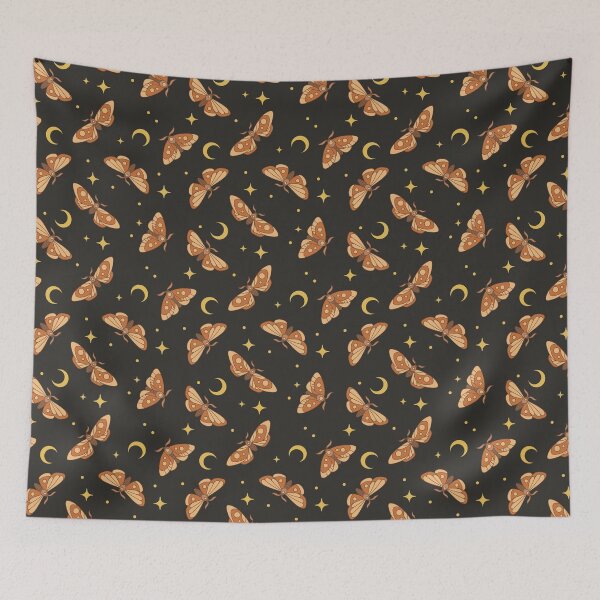 Item preview, Moths pattern designed and sold by Erika Vaigel Creations.