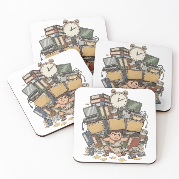 Item preview, Atlas Corporate Burnout - Funny Mythology Office  designed and sold by MythoWorldddd.