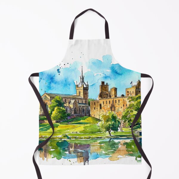 Item preview, Watercolour illustration of Linlithgow Palace, West Lothian, Scotland designed and sold by davidelder.