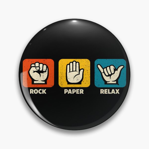 Artikelvorschau, Stein Papier Entspann dich Locker bleiben Lustiger Surfer Shaka Gear entworfen und verkauft von DynamicDesign.