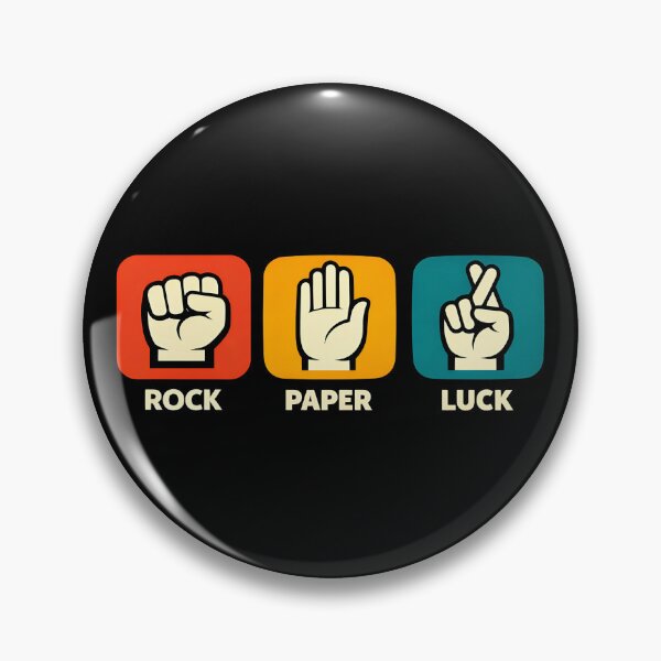 Item preview, Rock Paper Luck Funny Positive Vibes Inspiration Lucky Gear designed and sold by DynamicDesign.