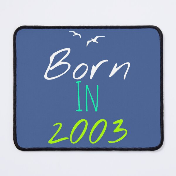 Item preview, Born in 2003 birthday gift idea, original design, limited edition, retro birthday gift designed and sold by AstronautMerch.