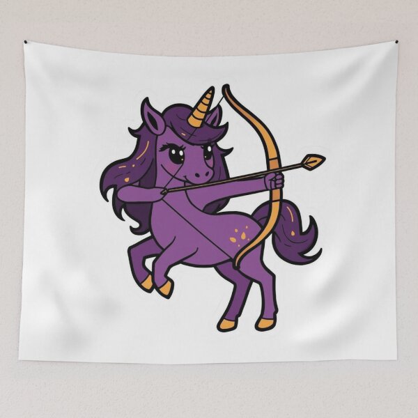 Item preview, Sagittarius Archer Adventure Fire Sign Zodiac Sticker designed and sold by NeonNerdStudio.