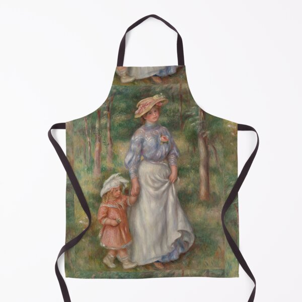 Item preview, Promenade La Promenade by Pierre-Auguste Renoir: Impressionist Garden Stroll Poster designed and sold by artofuniverse.