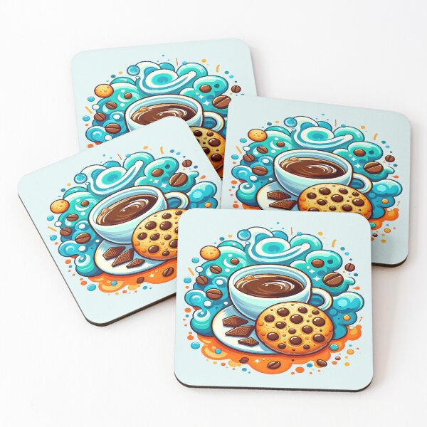 Item preview, Cereal Cookie Coffee Break Swirl Art  designed and sold by Art-Arcade6.