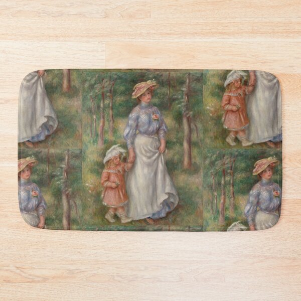 Item preview, Promenade La Promenade by Pierre-Auguste Renoir: Impressionist Garden Stroll Poster designed and sold by artofuniverse.