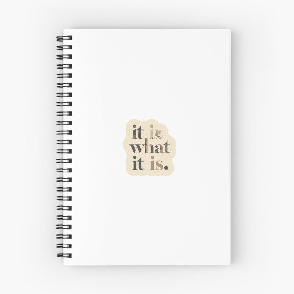 Item preview, it is what it is" - Retro Textured Lettering Sticker designed and sold by LYZ7VANI.