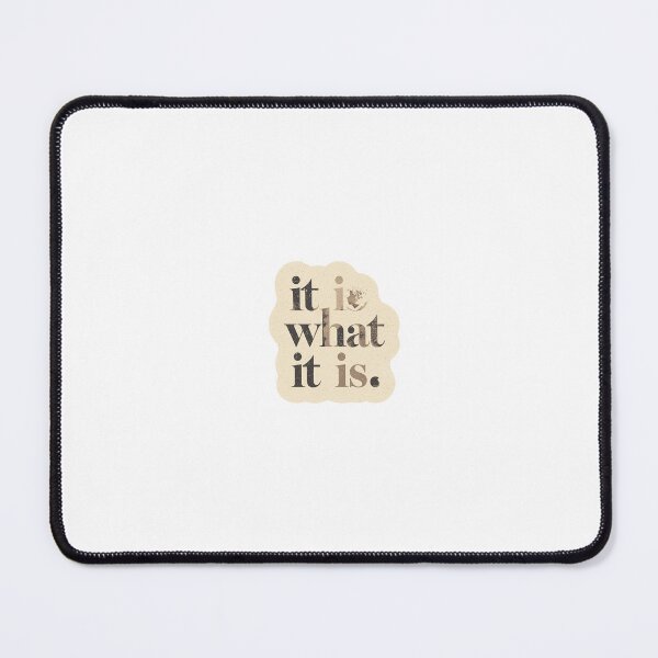 Item preview, it is what it is" - Retro Textured Lettering Sticker designed and sold by LYZ7VANI.