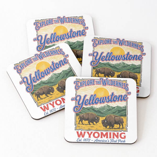 Item preview, Explore the Wilderness Yellowstone Wyoming Bison Travel  designed and sold by TeeARTHY.