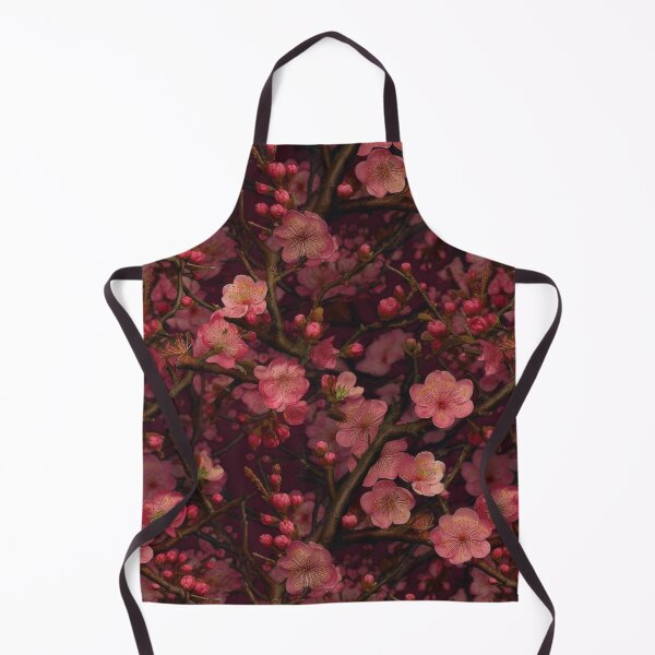 Item preview, Sakura Nocturne: Japanese Plum and Cherry Blossom Motif designed and sold by pinkal.