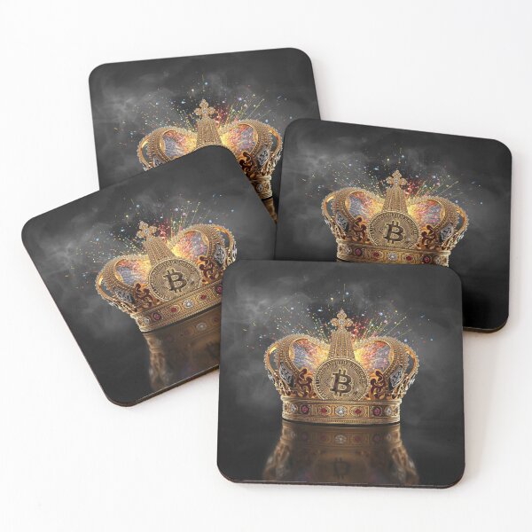 Item preview, Crypto King Crown - Digital Gold Filigree designed and sold by THEARTCURATİON .