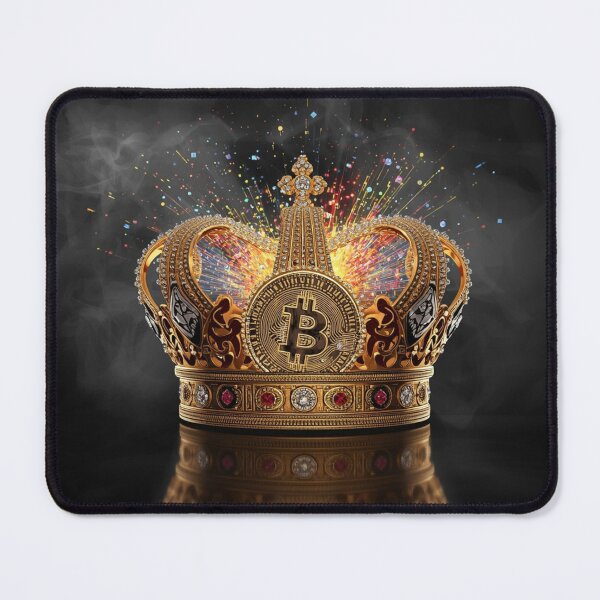 Item preview, Crypto King Crown - Digital Gold Filigree designed and sold by THEARTCURATİON .
