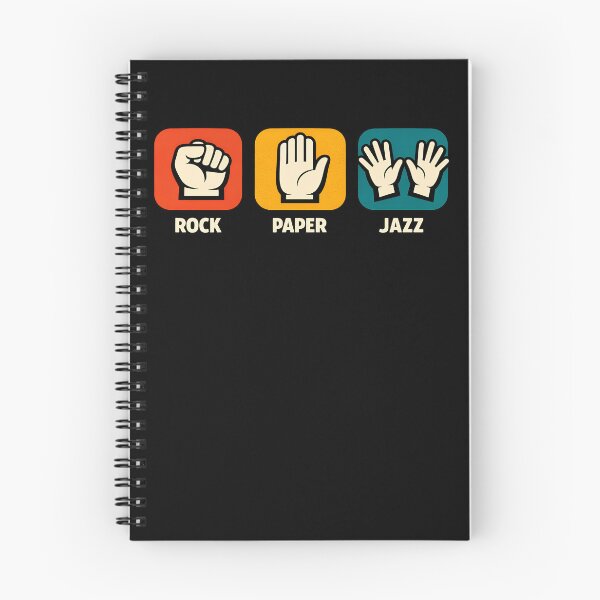 Item preview, Rock Paper Jazz Funny Music Musician Jazz Hands Gear designed and sold by DynamicDesign.