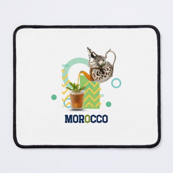 Item preview, Morocco Mint Tea T-Shirt – Moroccan Tea Pouring Design | Arabic Culture Graphic Tee | North African Travel Shirt designed and sold by B-Art-Innov.